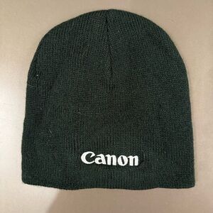 Canon Black Knit Beanie Hat